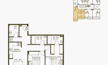 Departamento en venta, dos ambientes, Moron Sur.