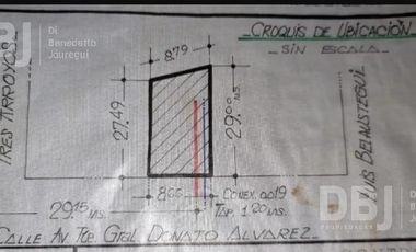VENTA DE TERRENO EN CABALLITO