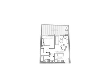 Venta de pozo departamento 2 ambientes c/ terraza Financiado - Lagunita - Nordelta