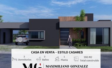 Casa en venta - Estilo Casares, Vicente Casares