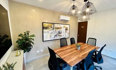 CASA DE 1 PISO EN VENTA SÚPER EQUIPADA EN PRIVADA AL NORTE DE MERIDA, YUCATÁN