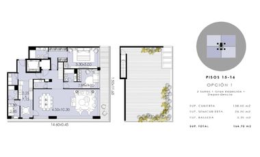 Quartier Lacroze Belgrano Venta Departamento 4 Ambientes CONSULTAR FINANCIACION!!!!