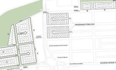 Terreno venta Fisherton Barrio Los Pasos del Jockey Sector manzanas abiertas 417 m2