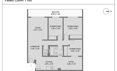 Departamento 4 amb. c/cochera apto crédito- San Telmo