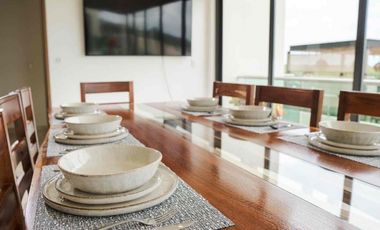 en renta 3 habitaciones con terreza súper amplia y piscina privada