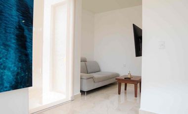 en renta 3 habitaciones con terreza súper amplia y piscina privada