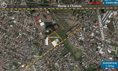 VENTA DE TERRENO EN ESQUINA EN PUNTA LOMA ZONA ZAVALETA