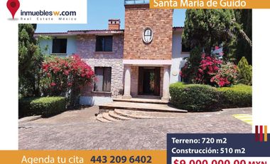 CASA EN VENTA EN SANTA MARIA DE GUIDO, MORELIA