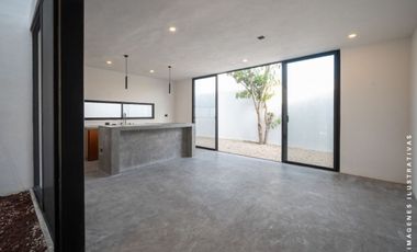 Casa en venta en Merida Conkal en privada con 3 recamaras