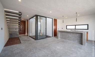 Casa en venta en Merida Conkal en privada con 3 recamaras