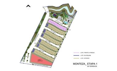 Terreno Residencial en el Sur  Fraccionamiento Monteza