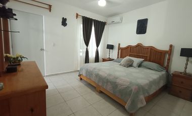 Casa en Renta con apacible Roof Garden ubicada en Residencial Palma Real, Puerto Morelos
