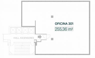 ARRIENDO Oficina Habilitada de 515,34 m2, Metro Pedro de Valdivia