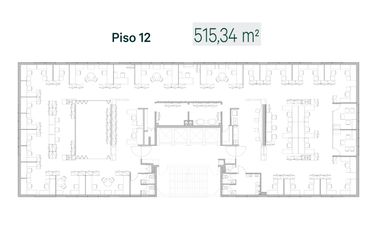 ARRIENDO Oficina Habilitada de 255,36 m2, Metro Pedro de Valdivia