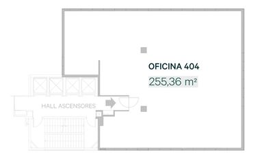 ARRIENDO Oficina Habilitada de 255,36 m2, Metro Pedro de Valdivia