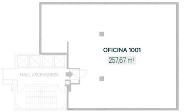 ARRIENDO Oficina Habilitada de 255,36 m2, Metro Pedro de Valdivia
