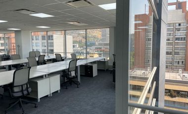 ARRIENDO AMOBLADO  Oficina de 435,28 m2, Metro Pedro de Valdivia