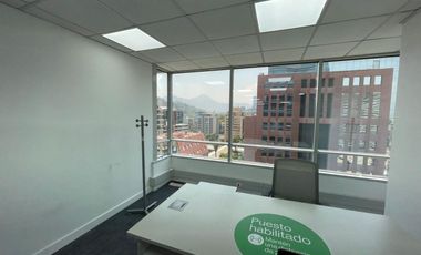 ARRIENDO AMOBLADO  Oficina de 435,28 m2, Metro Pedro de Valdivia