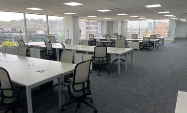 ARRIENDO AMOBLADO  Oficina de 435,28 m2, Metro Pedro de Valdivia
