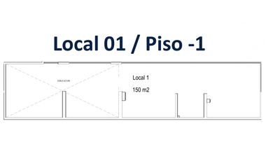 ARRIENDO Local Comercial de 154m2 en subt., Metro Santa Ana