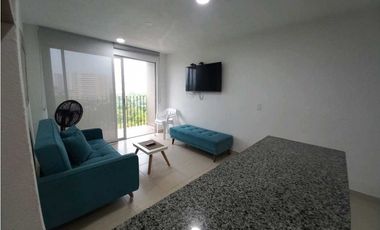 En arriendo apartamento amoblado en Pozos Colorados