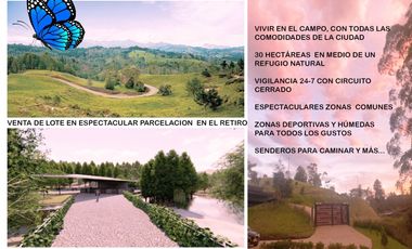 venta lote oriente retiro antioquia parcelación valorización tipo club