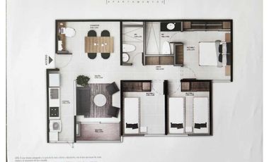 Lindo apartamento en Cesión de derechos