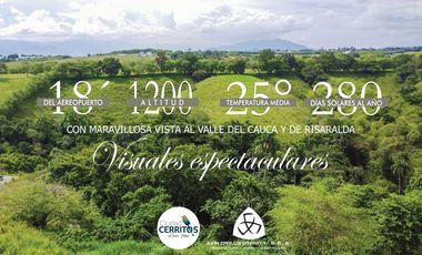 VENTA LOTES CAMPESTRES HERMOSO CONDOMINIO CERRITOS PEREIRA