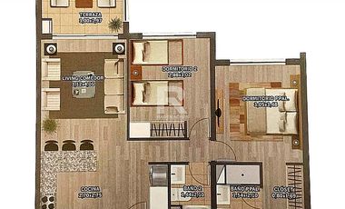 DEPARTAMENTO AMOBLADO CERCANO AL CENTRO MARZO - DICIEMBRE