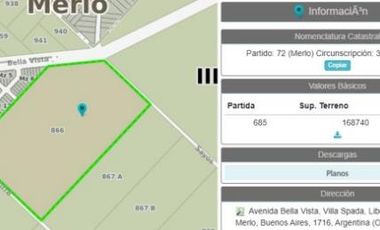 Terreno en Merlo