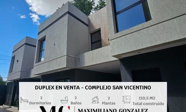 Duplex en venta, 3 ambientes - Complejo San Vicentino