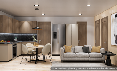Vendo departamento exterior en colonia El Parque, Naucalpan de Juárez, CDMX.