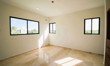 Casa en venta de una planta en privada al norte de Mérida