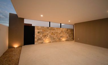 Casa en venta de una planta en privada al norte de Mérida