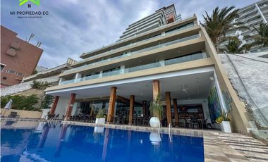 DEPARTAMENTO FRENTE AL MAR DE 3 DORMITORIOS EN POSEIDÓN - MANTA