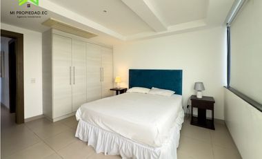 DEPARTAMENTO FRENTE AL MAR DE 3 DORMITORIOS EN POSEIDÓN - MANTA