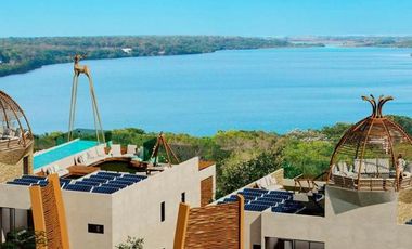 VILLAS DE 3 HABITACIONES A POCOS PASOS DE LA LAGUNA, DESEÑOS UNICOS, CONDOMINIO