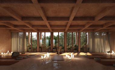 ESTUDIO EN VENTA EN TULUM 1 HABITACION /ALBERCA /LOBBY