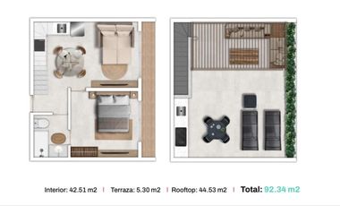 Penthouse Frente al Mar de Mahahual con Acceso Privado a la Playa