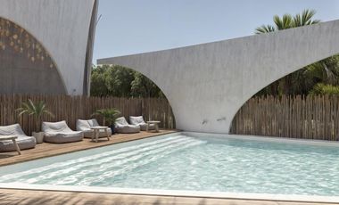 Penthouse Frente al Mar de Mahahual con Acceso Privado a la Playa