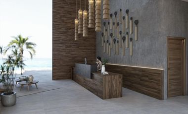 Penthouse Frente al Mar de Mahahual con Acceso Privado a la Playa