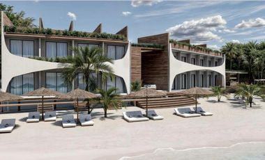 Penthouse Frente al Mar de Mahahual con Acceso Privado a la Playa