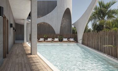 Penthouse Frente al Mar de Mahahual con Acceso Privado a la Playa