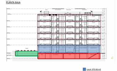 Renta de Amplio Local Comercial de 372.66 m² en PB con Terraza en la Roma Norte