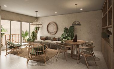 Departamento en venta en Bacalar de 2 habitaciones con rooftop