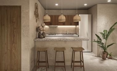 Departamento en venta en Bacalar de 2 habitaciones con rooftop