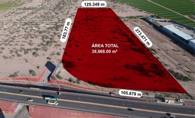 TERRENO EN VENTA AUTOPISTA TORREON-SAN PEDRO EN TORREON