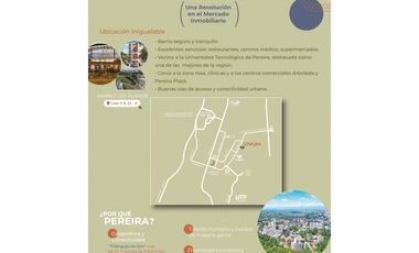 VENTA PROYECTO DE APARTAMENTOS PARA RENTA CORTA ALAMOS PEREIRA