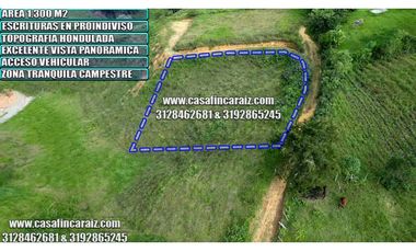 lote de 1300m2 con escrituras proindiviso marinilla 💲52millones