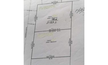 VENTA DE FINCA DE 1,806.54 METROS